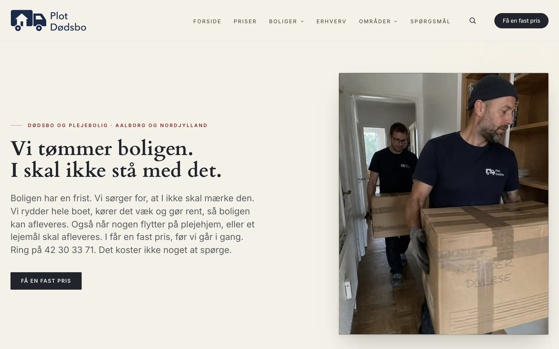 Plot Dødsbo — Estate clearance · Denmark