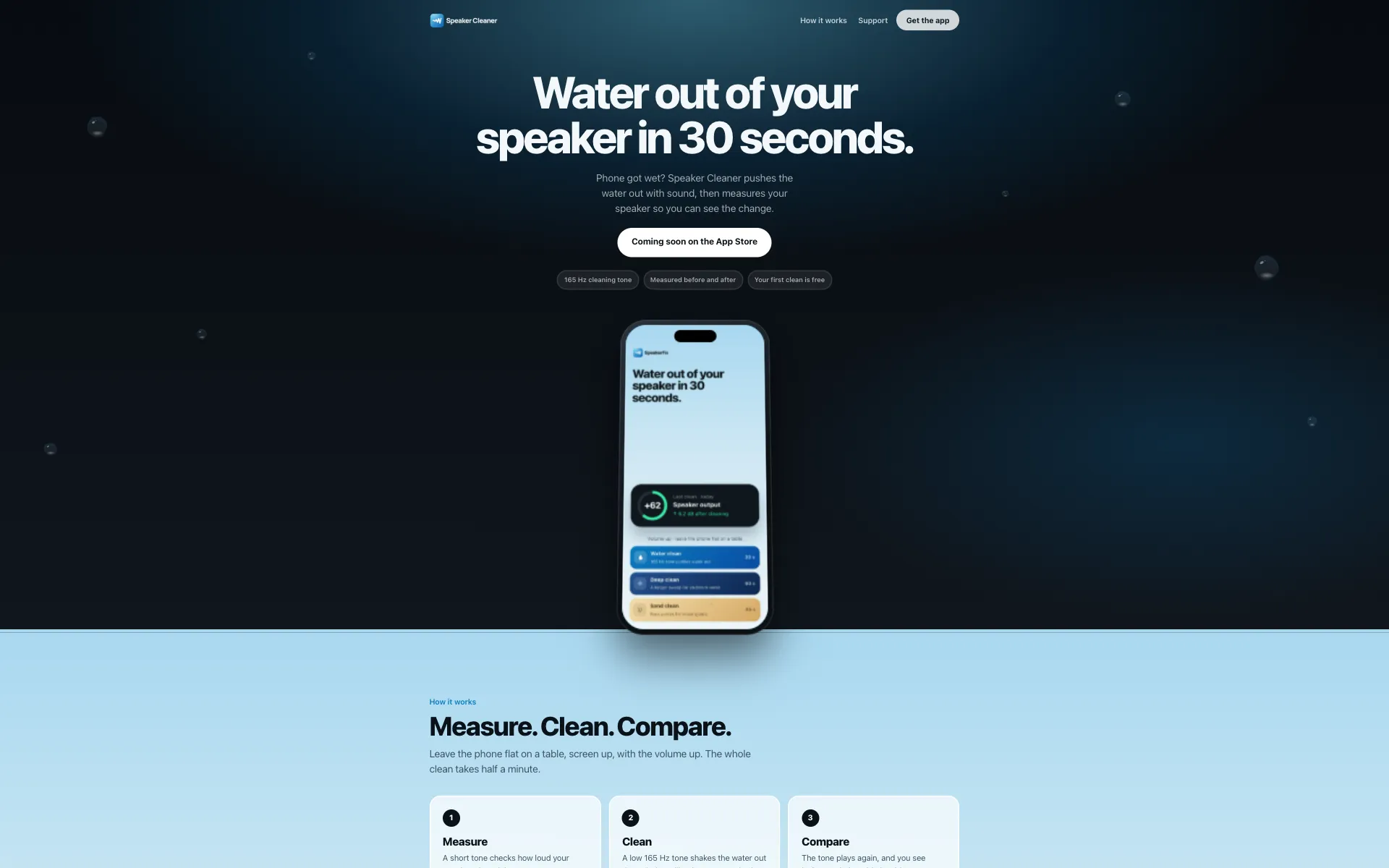 Speaker Cleaner — iPhone app